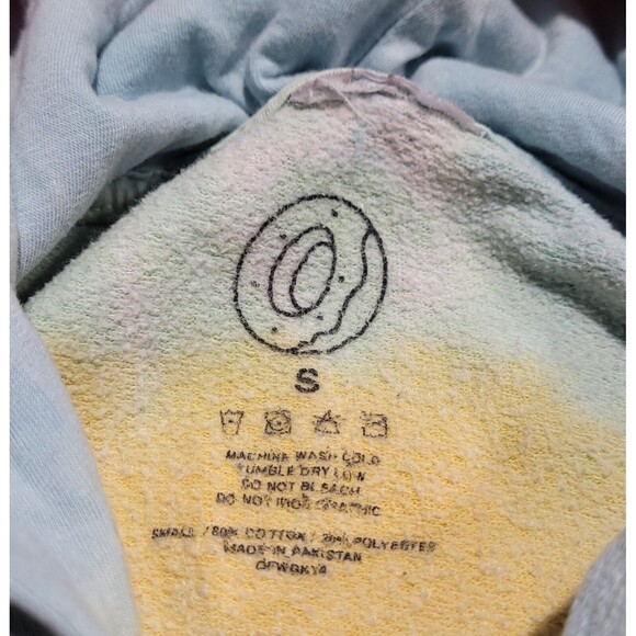 Odd Future OF Rainbow Tie Dye Small Hoodie Tyler The Creator Igor EUC Skateboard - Picture 11 of 12